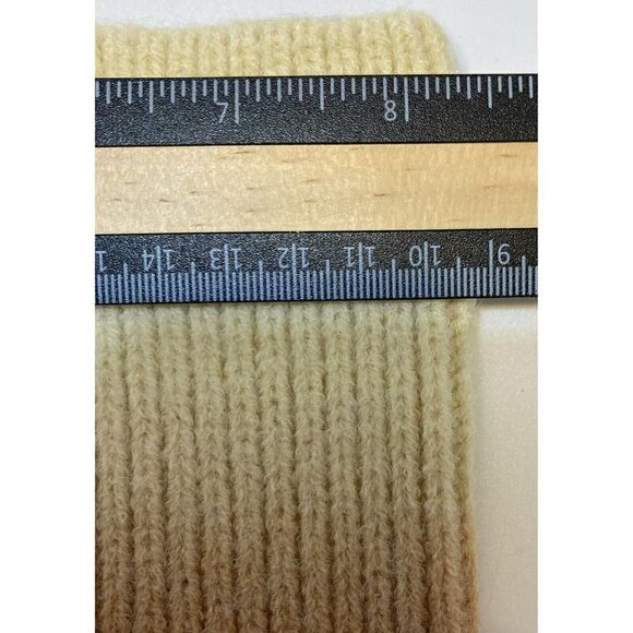 Frye & Co NWT Bark Dip Dye Beanie Salmon Rusty Orange Butter Creamy Tan Hat-OSFM - Picture 10 of 10